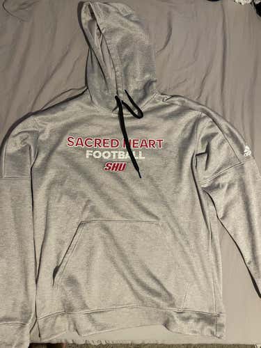 Sacred Heart University Football team-issued Adidas sweatshirt Mens Large