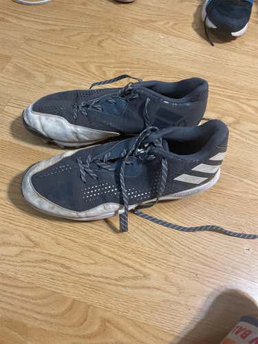 Gray Men's Adidas LITESTRIKE  Molded Cleats Low Cut