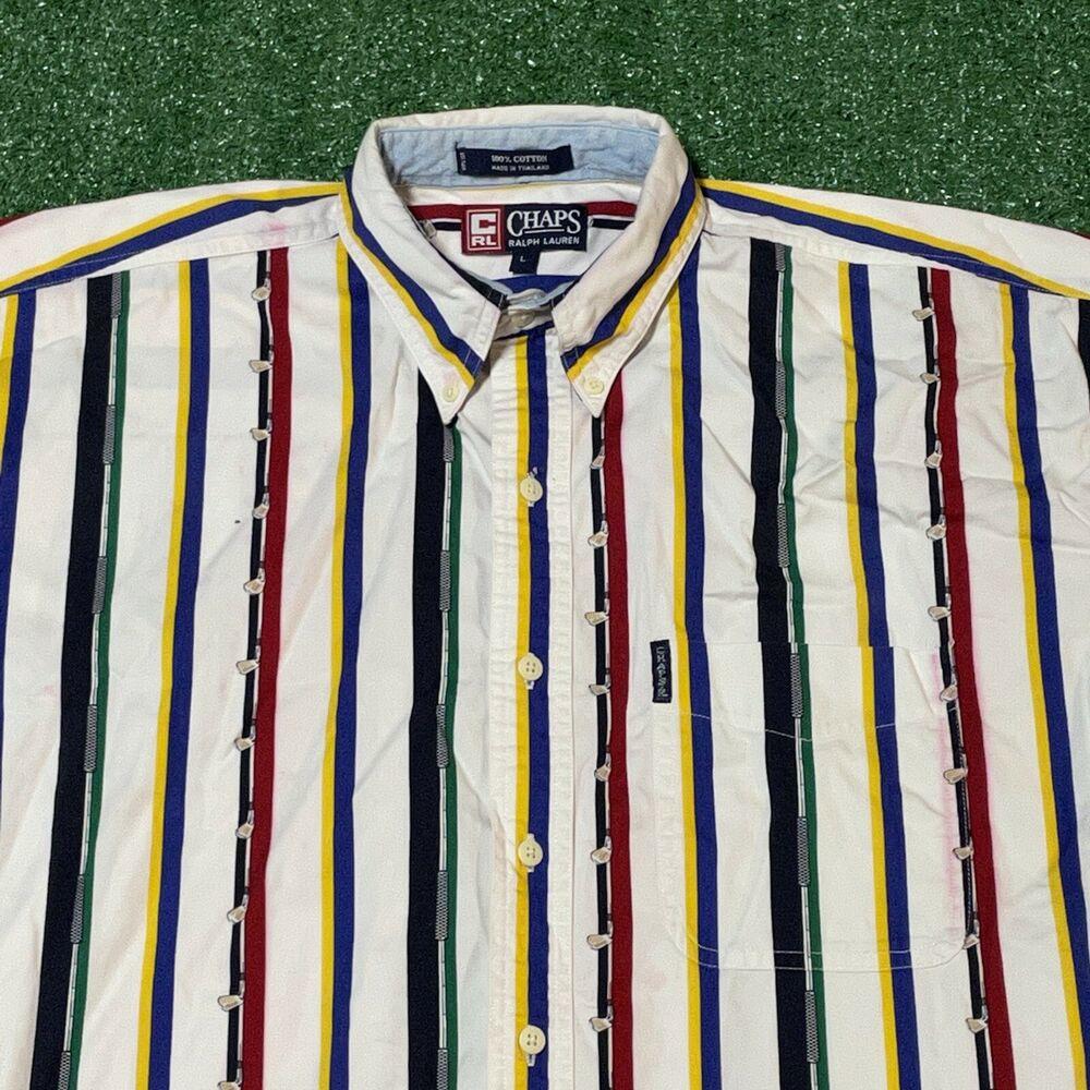 Chaps Ralph Lauren Button Up Shirt Mens 