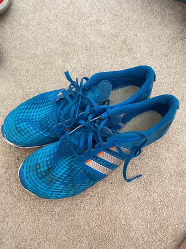 Blue Men's Size 12 (Women's 13) Adidas Shoes
