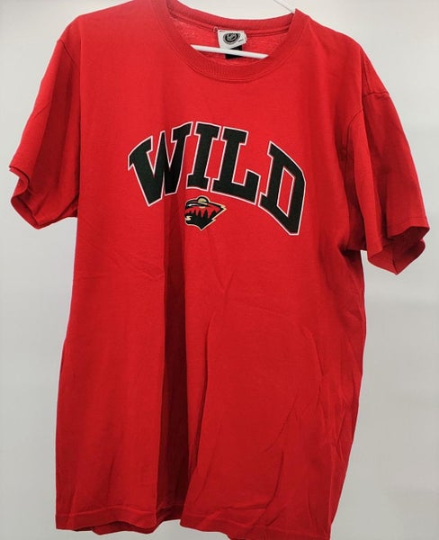 Team Player Issued Minnesota Wild Men's T-shirt Mikko Koivu Retirement  Night Large