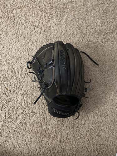Black High School/College Pitcher's A2000 11.75" Baseball Glove