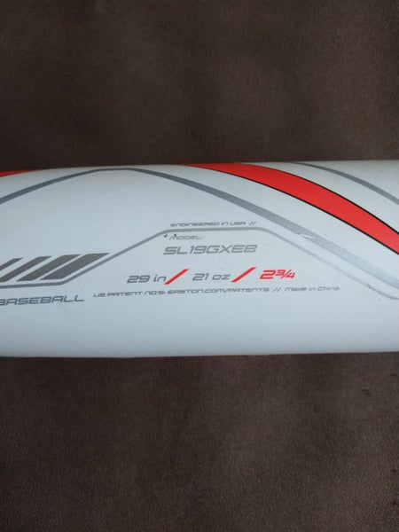 Used Kid Pitch (9YO-13YO) USSSA Certified 2019 Easton Composite Ghost X Evolution Bat (-8) 21 oz 29"