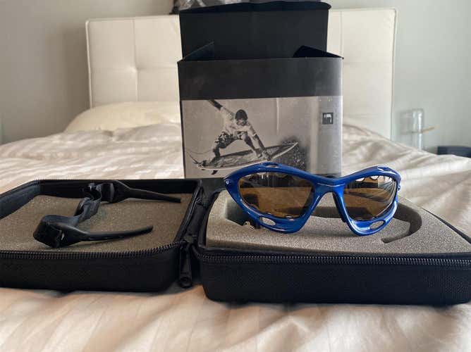 Blue Oakley Waterjacket Sunglasses