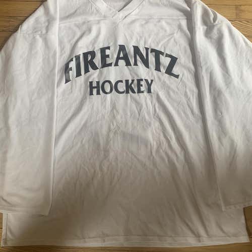 Fayetteville FireAntz White Adult L Pro Stock Practice Used Jersey