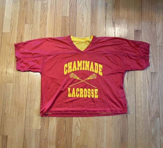Vintage Chaminade Lacrosse Red Jersey #38