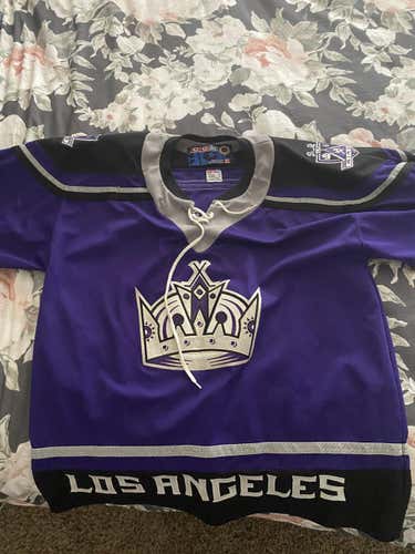 LA Kings retro Purple Men's New Adult XL CCM Jersey