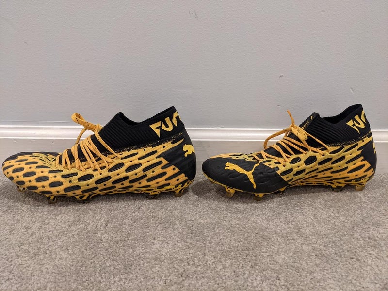 Puma Future 5.1 Cheetah pattern used soccer cleats Men's size 8.5