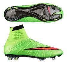 Nike Mercurial SuperFly IV Soccer Cleats (Electric Green/Volt/Black/Hyper Punch) SOLES NOT INCLUDED
