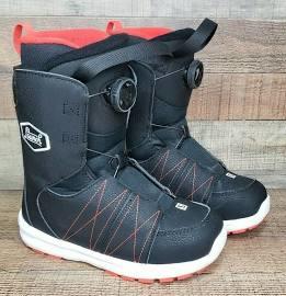 Salomon Launch BOA Jr Snowboard boots Black and red ~ Size Mens US 5.5