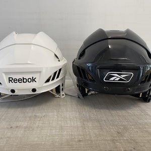 NEW! Reebok 4K Pro Stock Hockey Helmet White / Black 5003