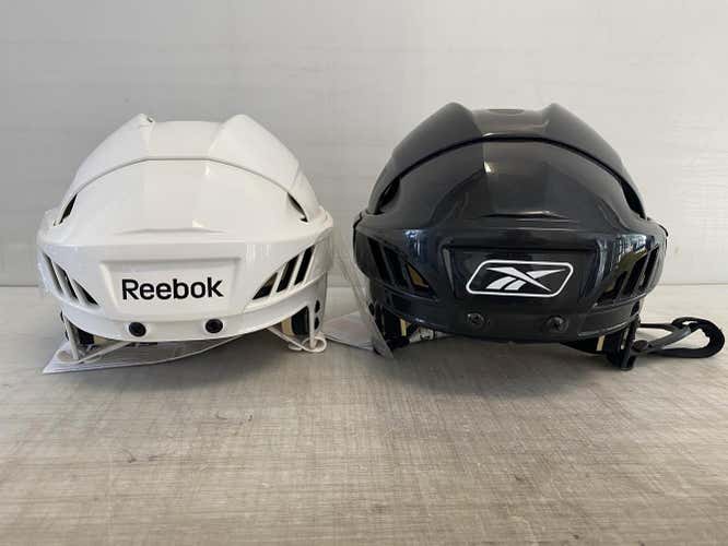 NEW! Reebok 4K Pro Stock Hockey Helmet White / Black 5003