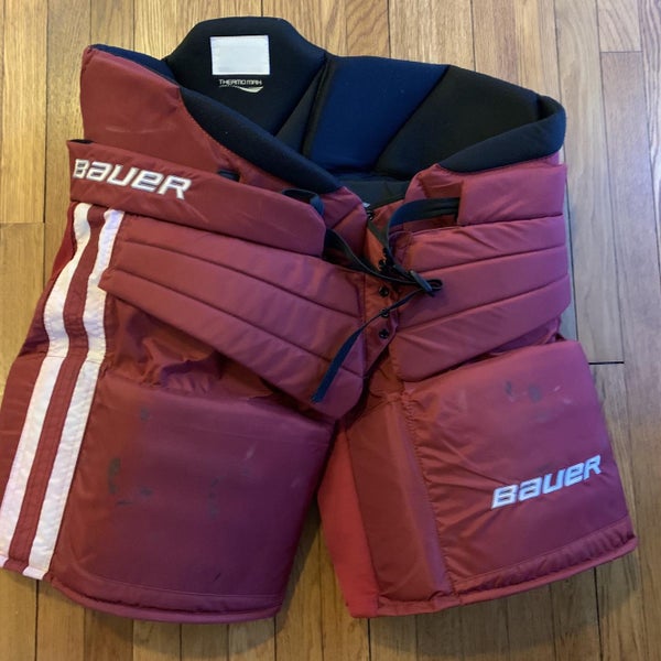 Red Senior XL Bauer Hockey Goalie Pants