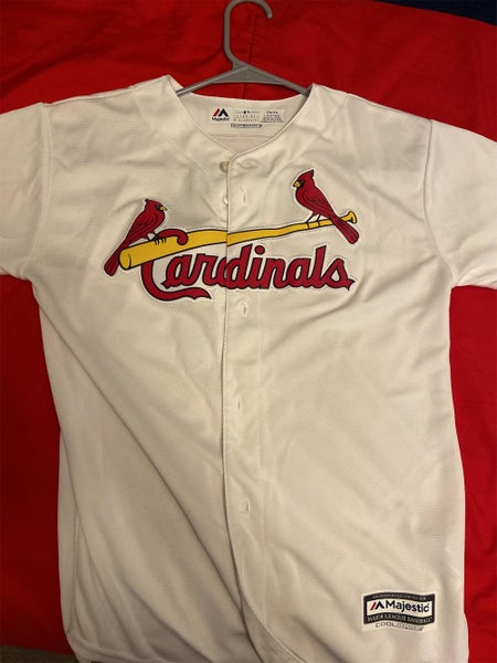 St. Louis Cardinals Yadier Molina White Youth Large Majestic Jersey