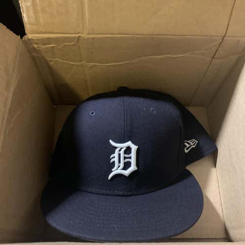 Detroit Tigers American League Navy Blue Hat Grey Bottom (SnapBack)
