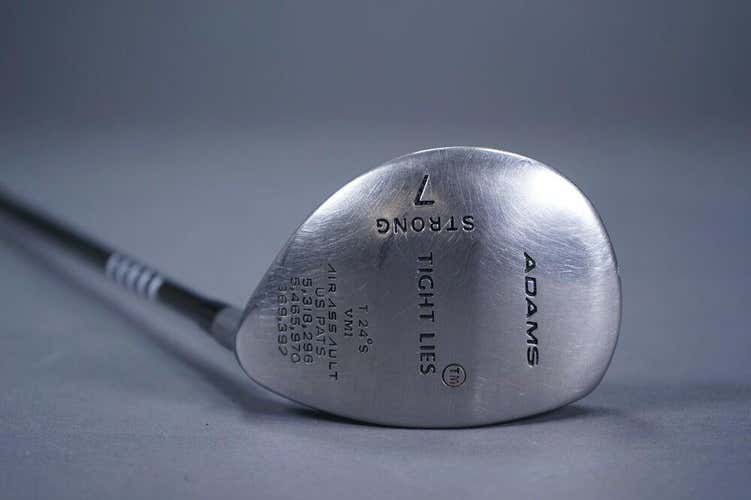 ADAMS GOLF TIGHT LIES STRONG 7 WOOD W/ ADAMS GOLF VMI STIFF FLEX SHAFT