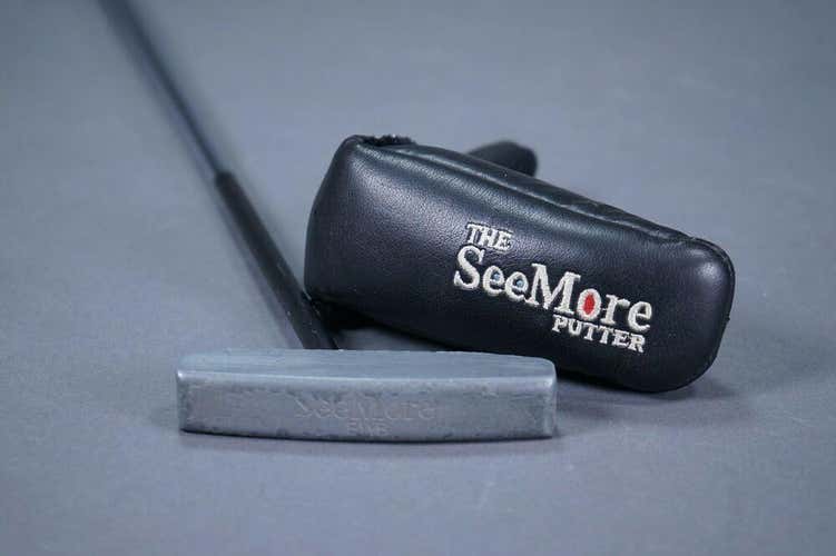 THE SEE MORE PUTTER BWB 36” BLADE PUTTER W/ GOLF PRIDE SOFTIE GRIP & HEADCOVER