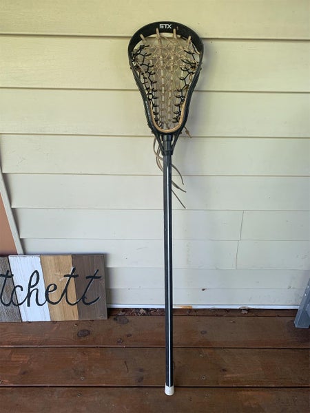 Used Vintage STX Hi-Wall Lacrosse Head With Graphite Advantage Snap Shot Shaft Rare