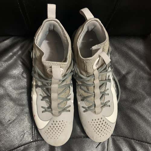 Gray Men's Molded Cleats High Top