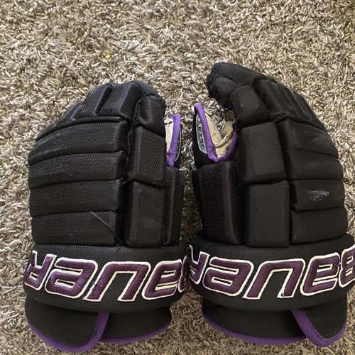 Black Senior Bauer Pro Team 14" Gloves