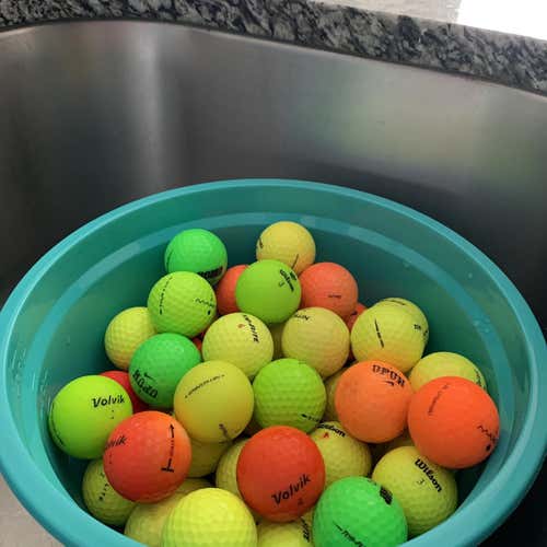 50 Pack Neon/Colored Assorted Golf Balls