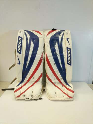 Used Bauer One 55 30" Ice Hockey Goalie Leg Pads
