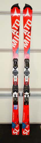 Atomic Redster SL FIS Slalom  w/Atomic X16VAR(Din 8-16)-Size-165cm Radius-12Meters