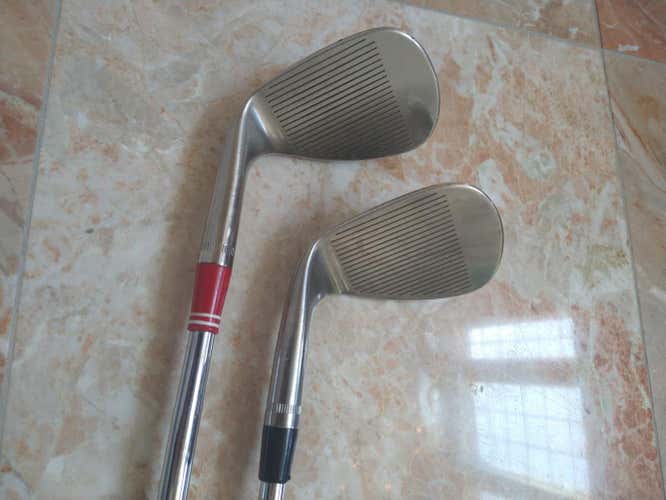 Used Men's Callaway Right Handed Mack Daddy Forged Slate Wedge Wedge Flex 64 Degree Steel Shaft