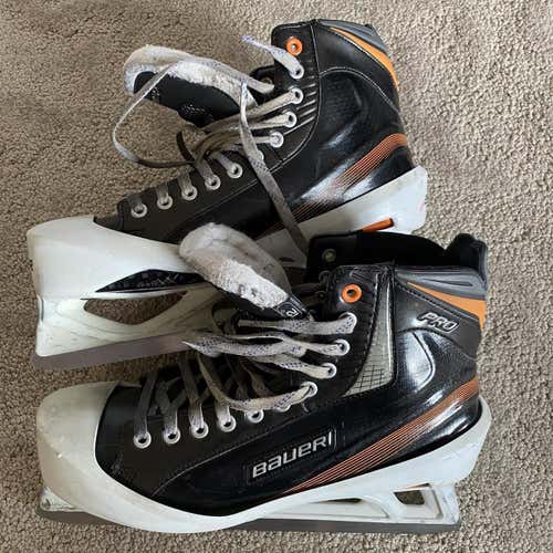 Senior Bauer Pro Regular Width Size 12 Goalie Skates