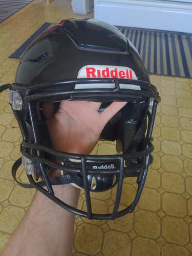 Large Black Riddell Speedflex Helmet