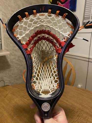 Black Used Attack & Midfield Maverik Strung Tactik Head