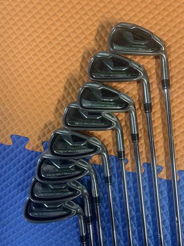Used Men's TaylorMade Right Handed RocketBallz Iron Set Regular Flex Steel Shaft