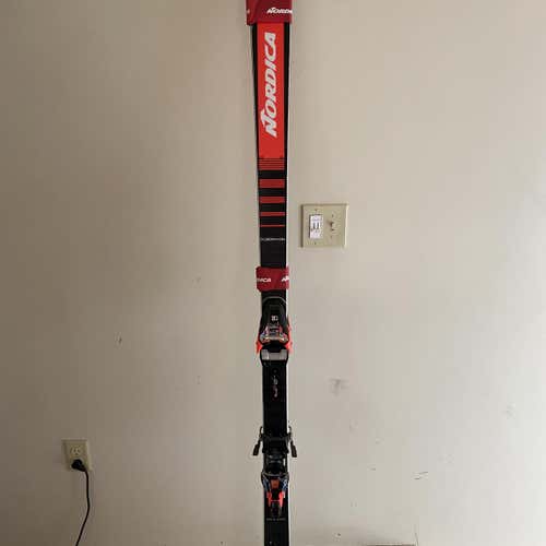 Used 2019 Nordica Dobermann GS WC With Bindings Max Din 18 Skis