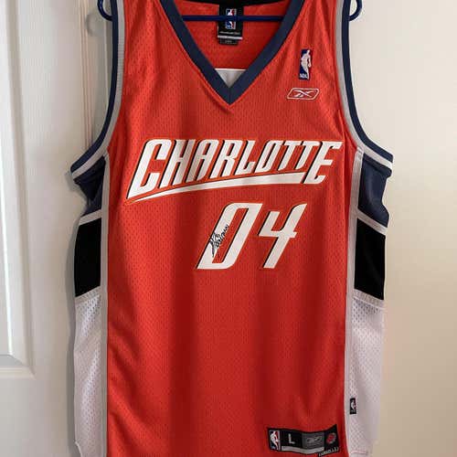 NBA Charlotte Bobcats Inaugural Season Commemorative Jersey *Autographed*