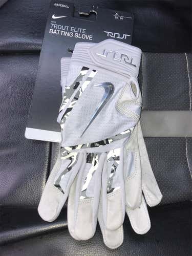 New XL Nike Trout Elite Batting Gloves