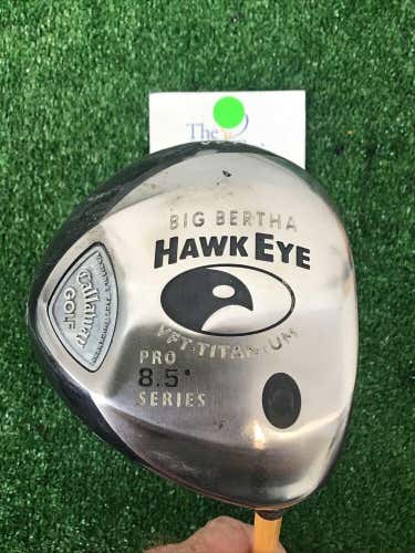 Callaway Big Bertha Hawkeye Pro Series Driver 8.5* With Stiff Graphite Shaft