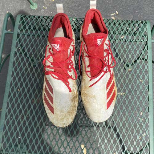 Red Men's Molded Cleats Low Cut