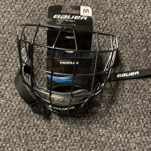 Black New Medium Bauer Profile II Helmet