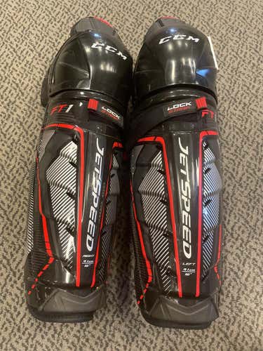 Senior CCM JetSpeed FT1 Shin Pads 16”