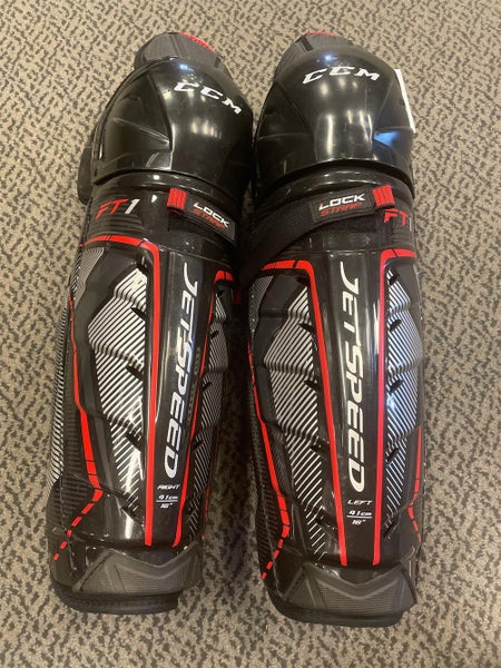 Senior CCM JetSpeed FT1  Shin Pads 16”