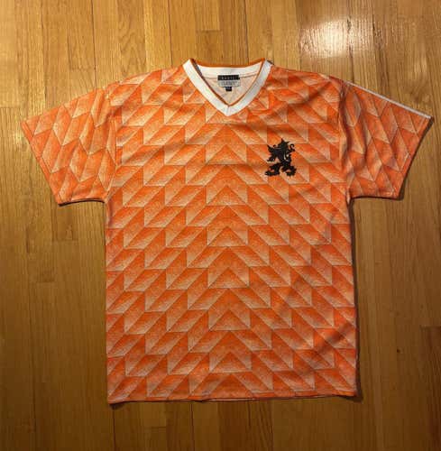 Vintage Orange Netherlands Soccer Jersey