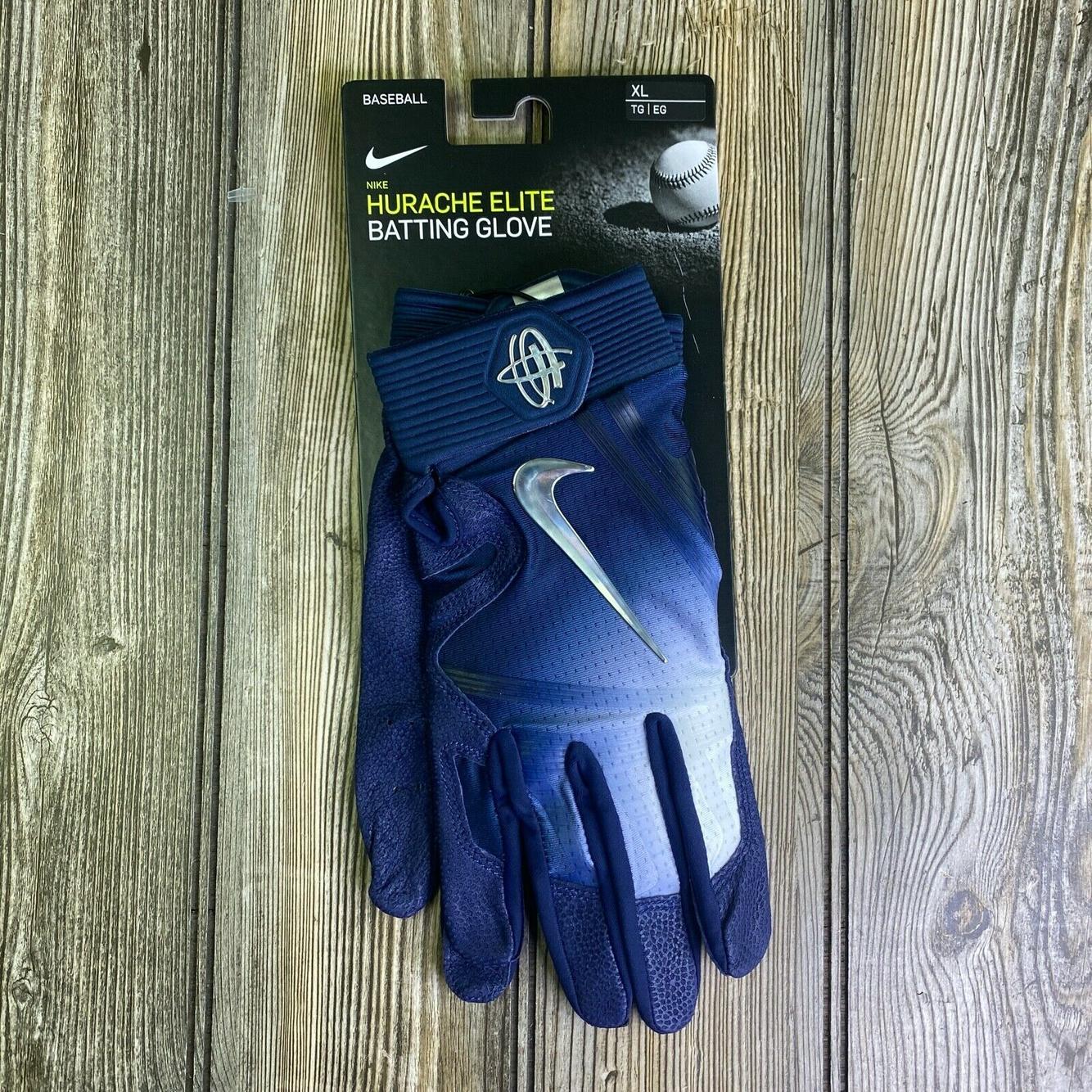 navy blue nike batting gloves