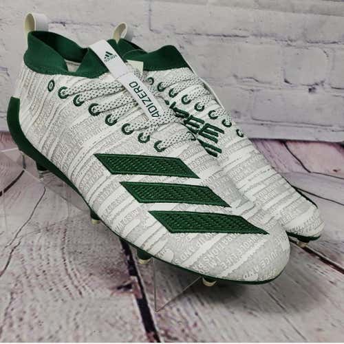 Adidas Size 10.5 Adizero 8.0 Green Three Stripe Life Football Cleats