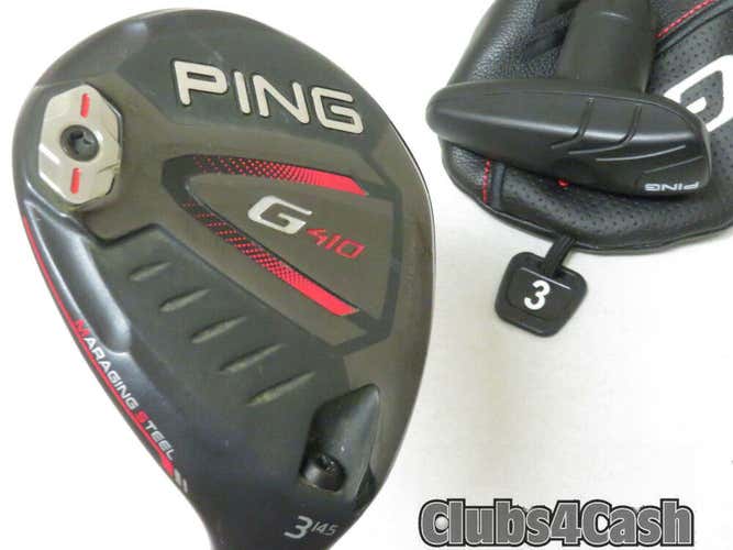 PING G410 Fairway 14.5*  3 Wood Alta CB 65 X Flex +Cover & Tool