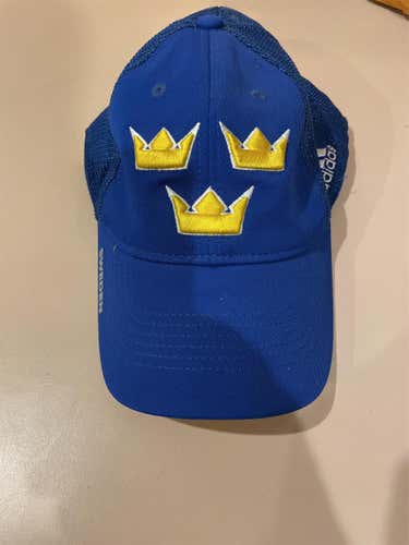 Blue Adult Small / Medium Adidas Hat