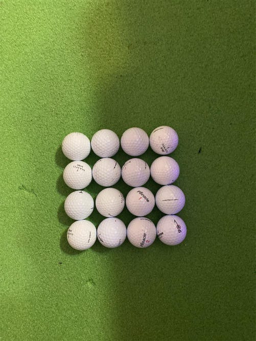 16 Pack Of Nice Golf Balls