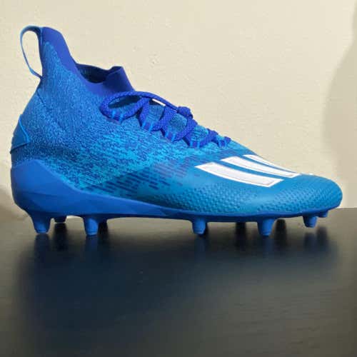 Adidas Adizero Primeknit Mens Football Cleats Solar Blue Size 10