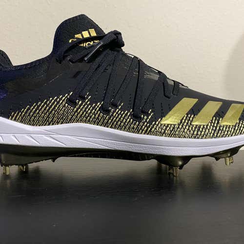 Adidas Adizero Afterburner 6 Baseball Cleats Gold Men's Size 10.