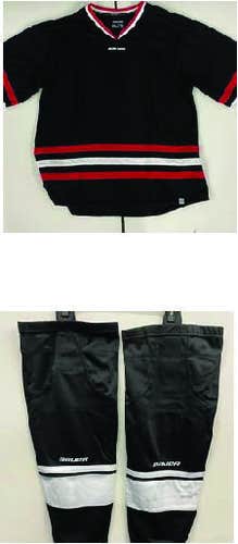 Black Men's New Adult XL Bauer Jersey