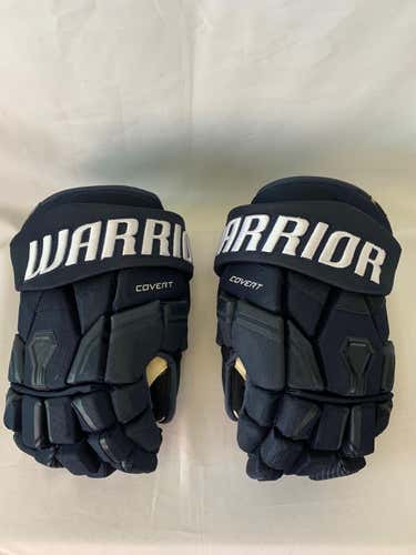 Navy Used Senior Warrior Covert QRE Gloves 14"- Jacksonville Icemen ECHL